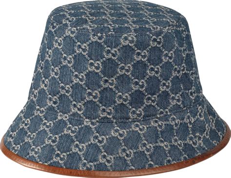 authentic gucci bucket hat mens|gucci denim bucket hat.